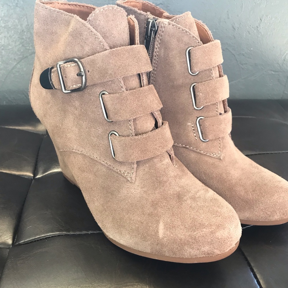 Dolce Vita Suede Wedge Bootie